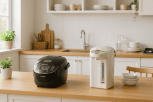 炊飯器、電気ポットのイメージ