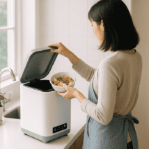 生ごみ処理機を使う人