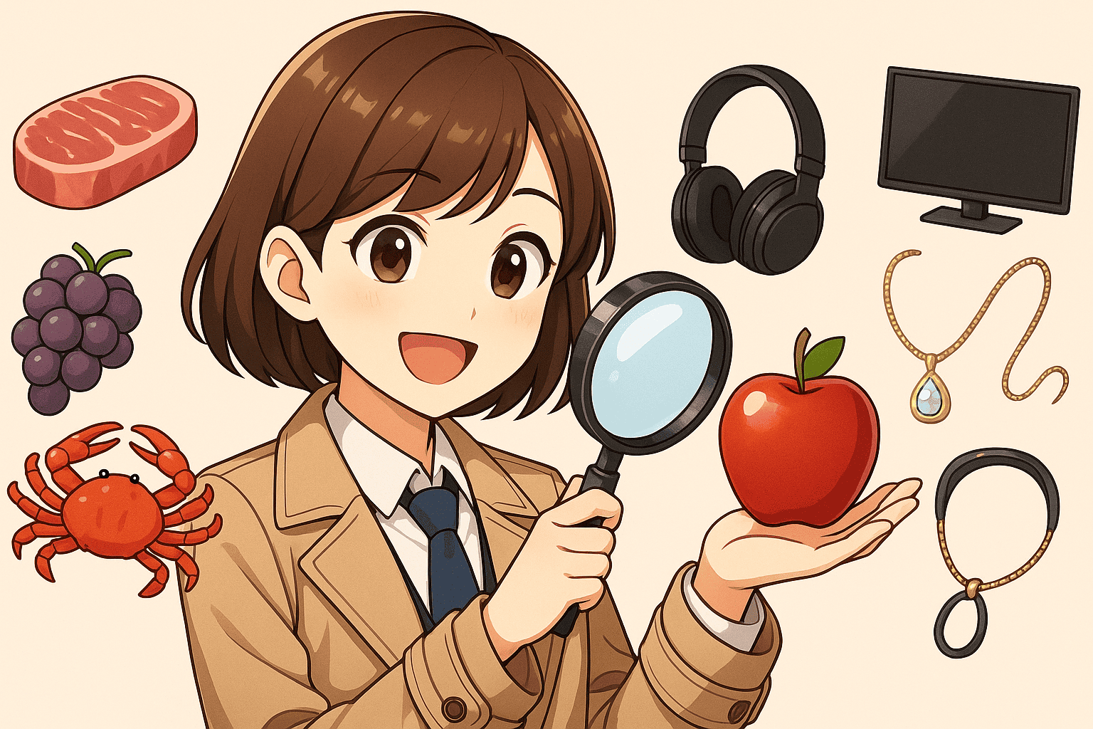 返礼品調査中のイメージ